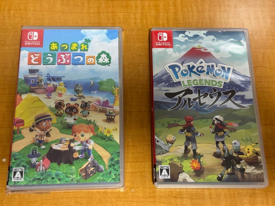 あつ森 ポケモンレジェンズアルセウス2本セットNintendo Switch 任天堂（Nintendo） Switch Pokemon LEGENDS アルセウス（ポケモン