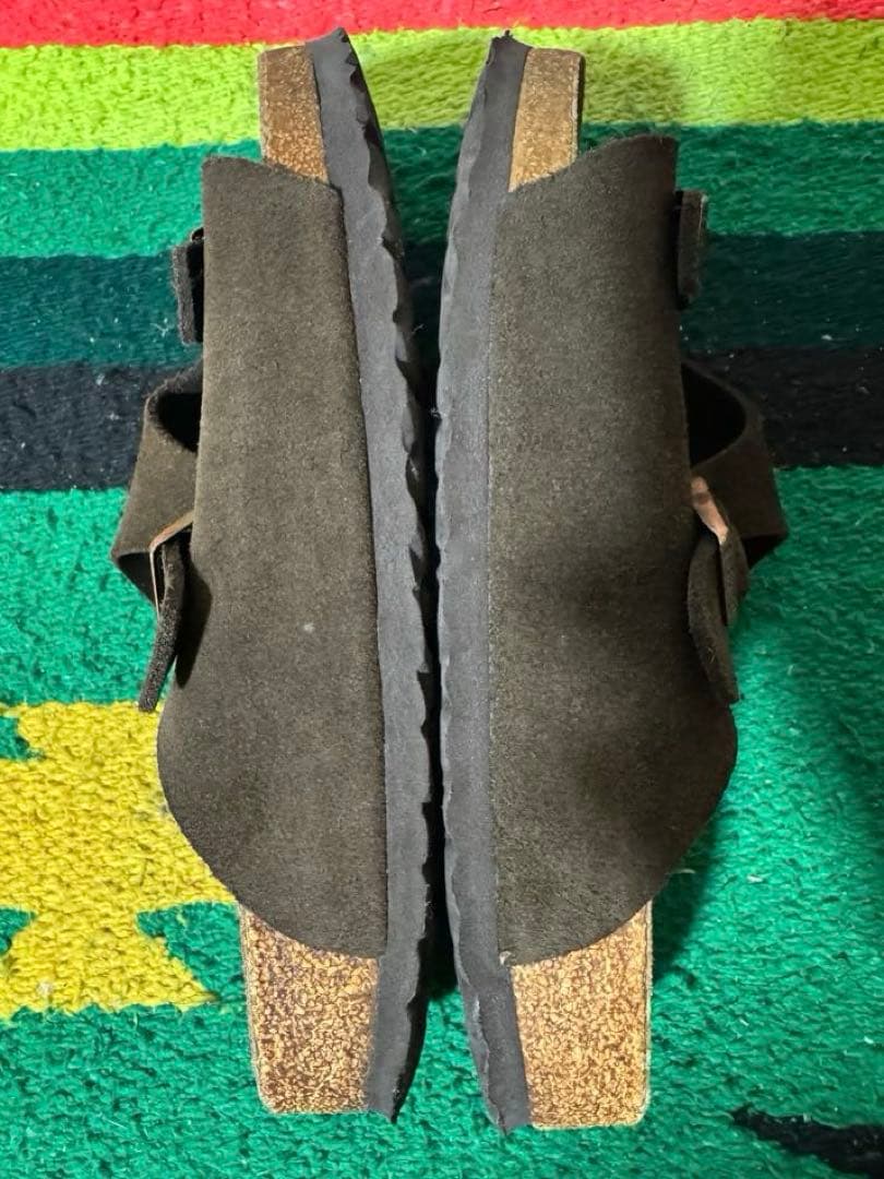 極美品 ビルケン チューリッヒ スエード モカ ブラウン ナロー 24.5cm