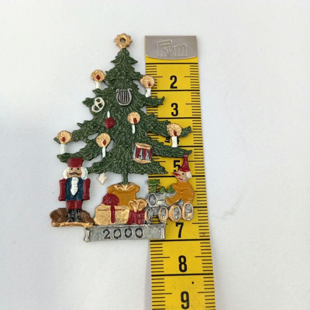 ドイツの錫飾り 錫オーナメント クリスマスツリー 2000年