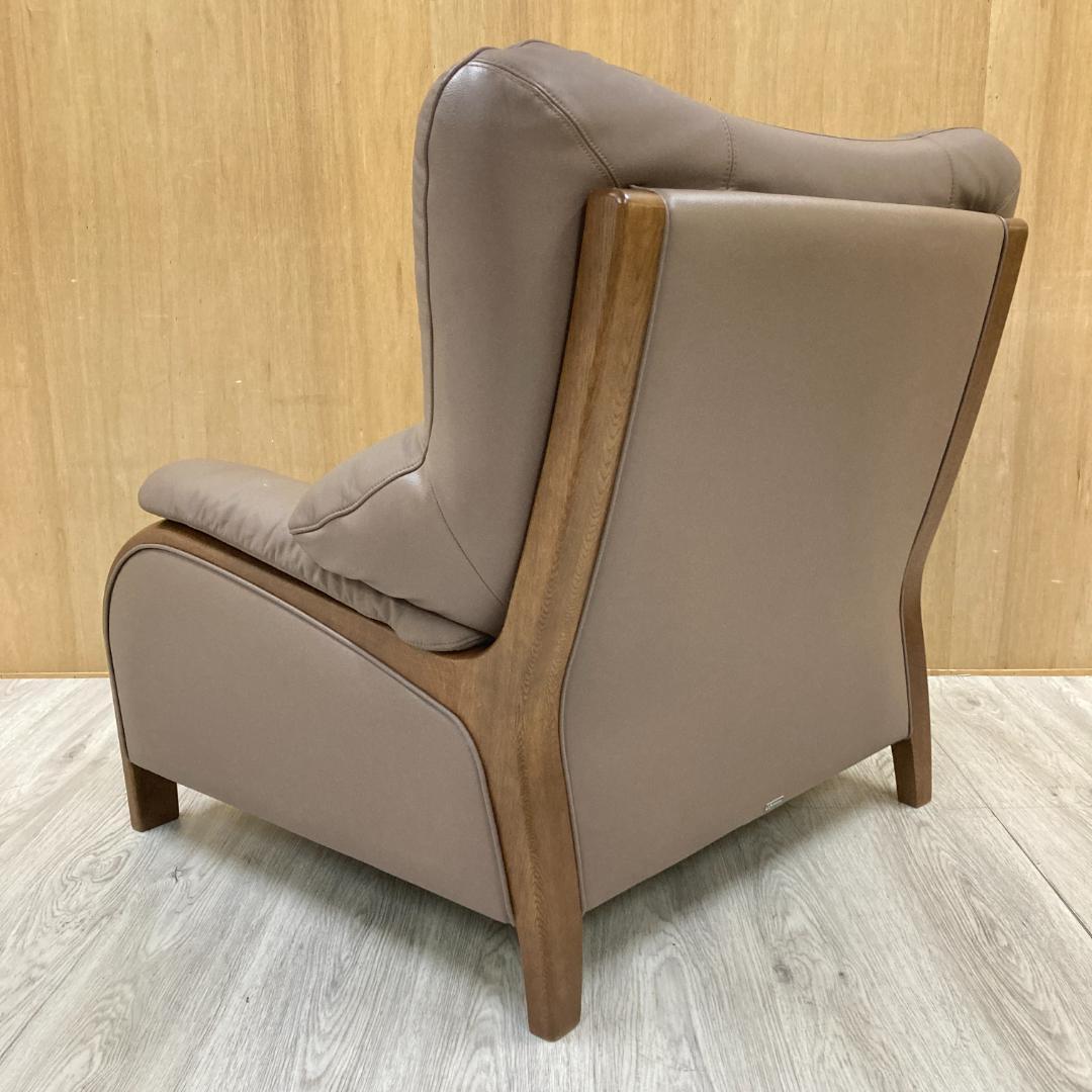 マルニ】本革 1人掛けソファ 1Pソファ シングルソファ