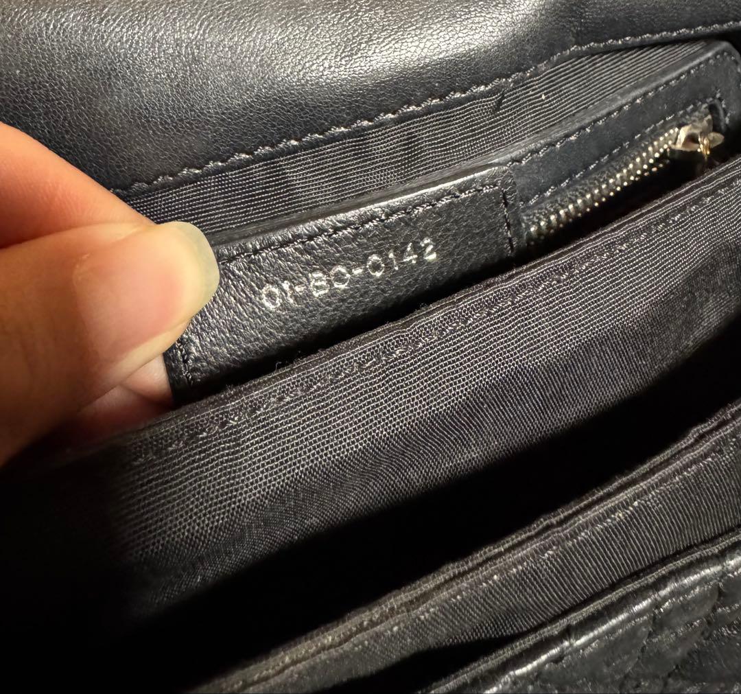 レディディオール ワンショルダー ニューロック カナージュ ラムレザー