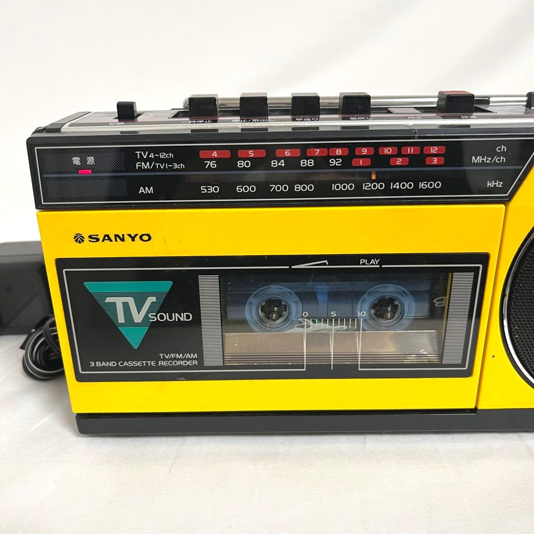 希少】SANYO サンヨー ラジカセ MR-A7TV イエロー - メルカリ