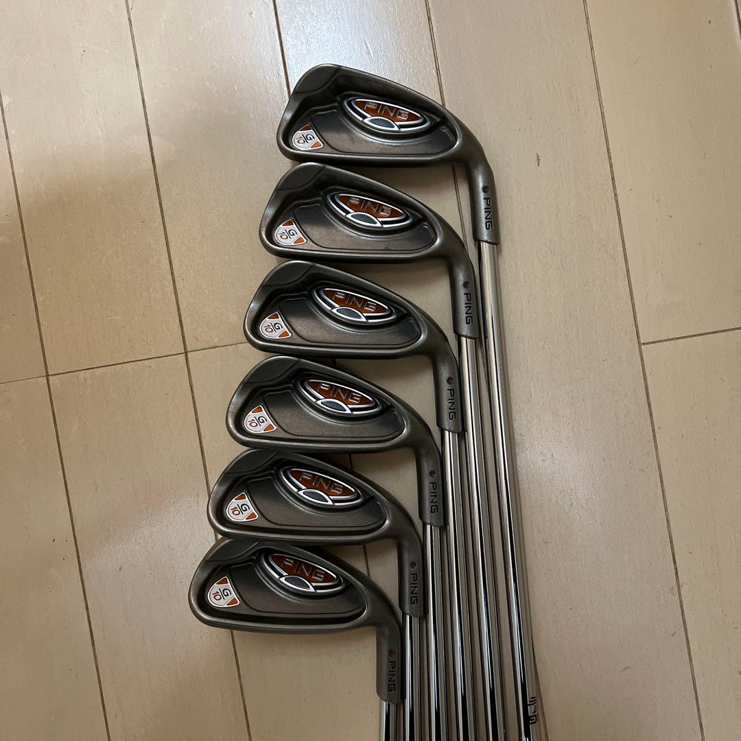 PING G10 アイアン 5-W 6本 AWT S Ping G10 BLACK DOT 6 iron with Steel AWT Regular - Clubs n Covers Golf