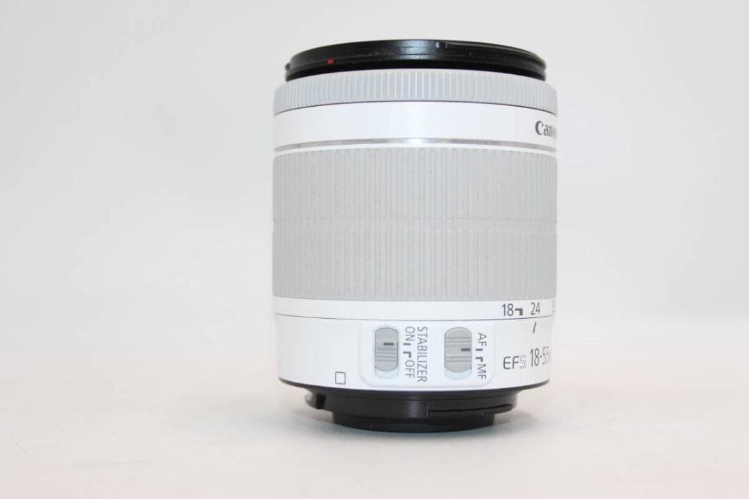 希少 ホワイト Canon EF 18-55mm F3.5-5.6 IS STM