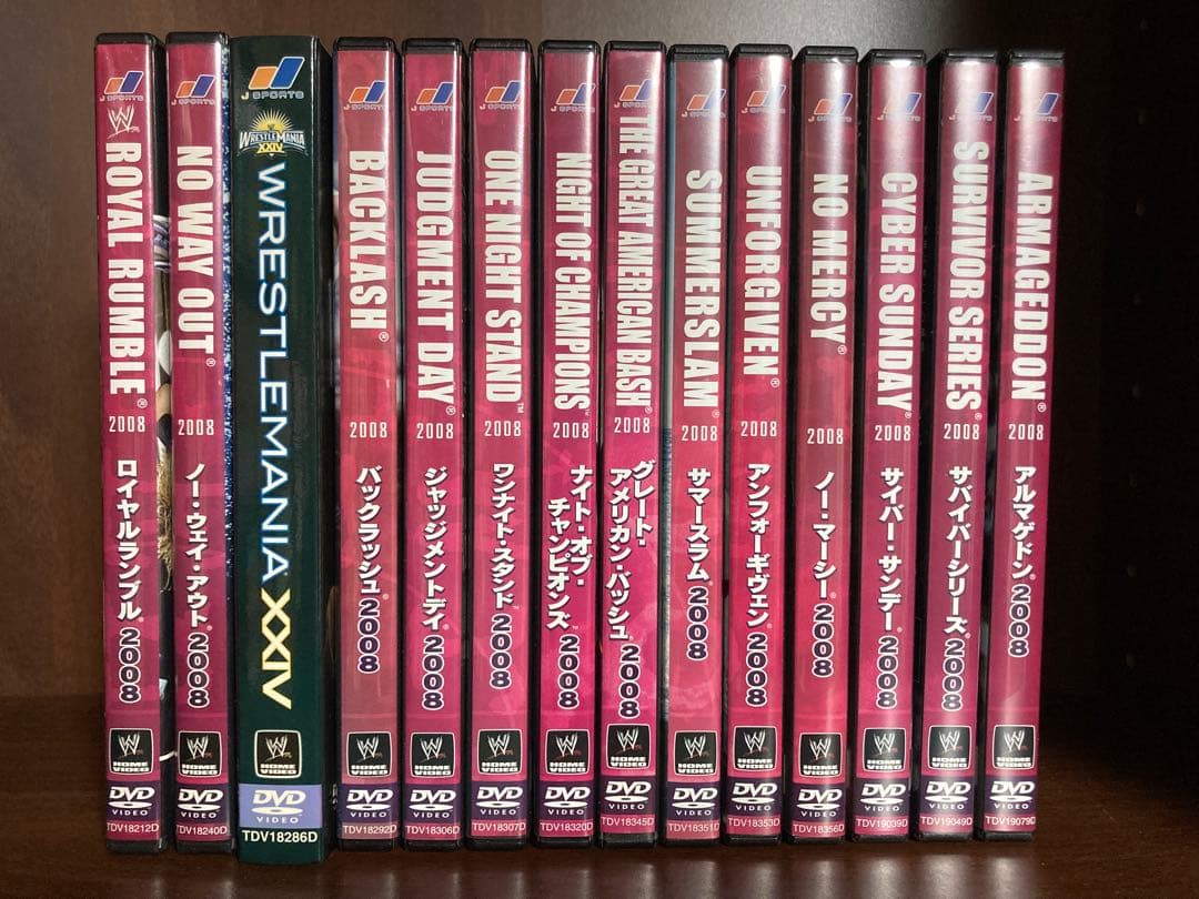 【中古】WWE2008 PPV［DVD］　全14大会セット