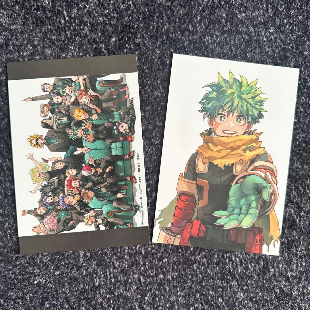 僕のヒーローアカデミア TSUTAYA特典 イラストカード 緑谷出久 42巻