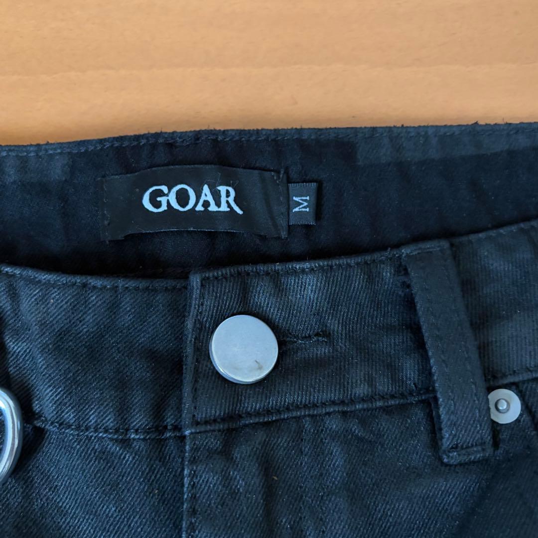 Goar.archive strapped flare oil pants M - メルカリ