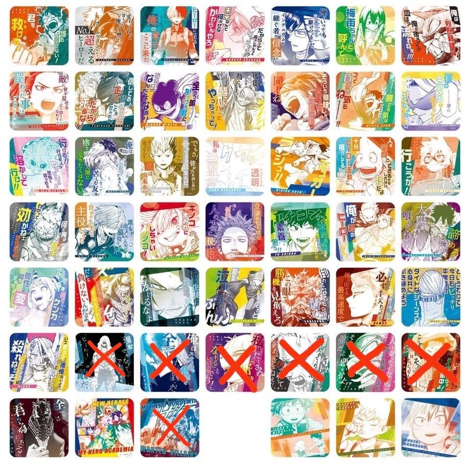 ヒロアカ 原画展 2021 アートコースター BOX - メルカリ