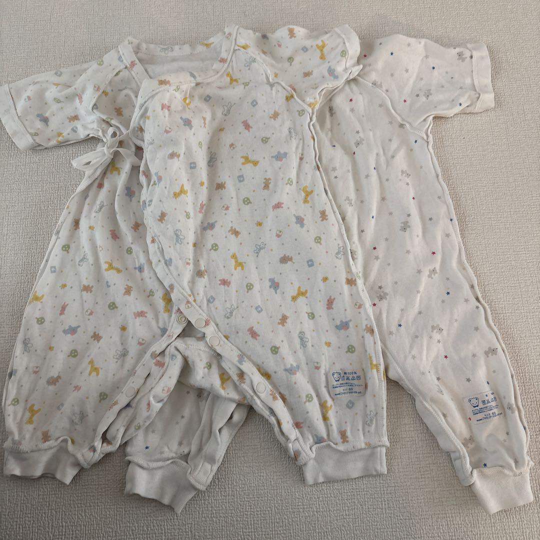 ファミリア カバーオール型肌着 サイズ60 2枚 - メルカリ