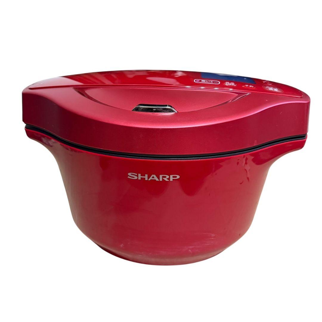 【SHARP】 HEALSIO 電気圧力鍋 2.4L レッド