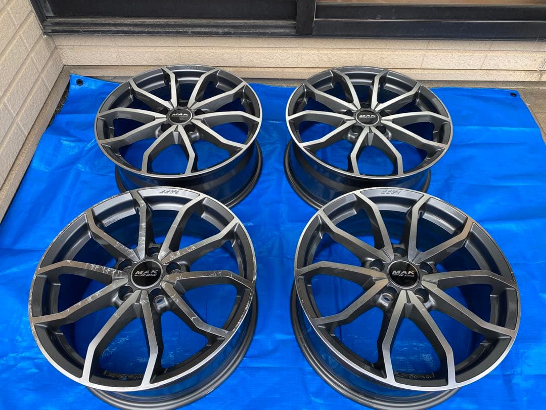 MAK LOWE FF 17×7J　pcd112　48球面座ハブ径57.1ゴルフ MAK LOWE FF 17×7J pcd112 48球面座ハブ径57.1ゴルフ MAK LOWE FF 17