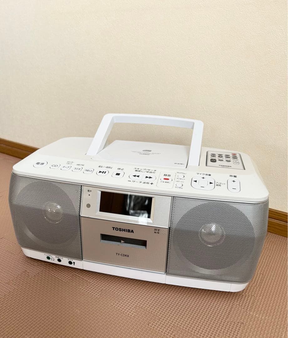 TOSHIBA TY-SR84 ホワイトラジオ