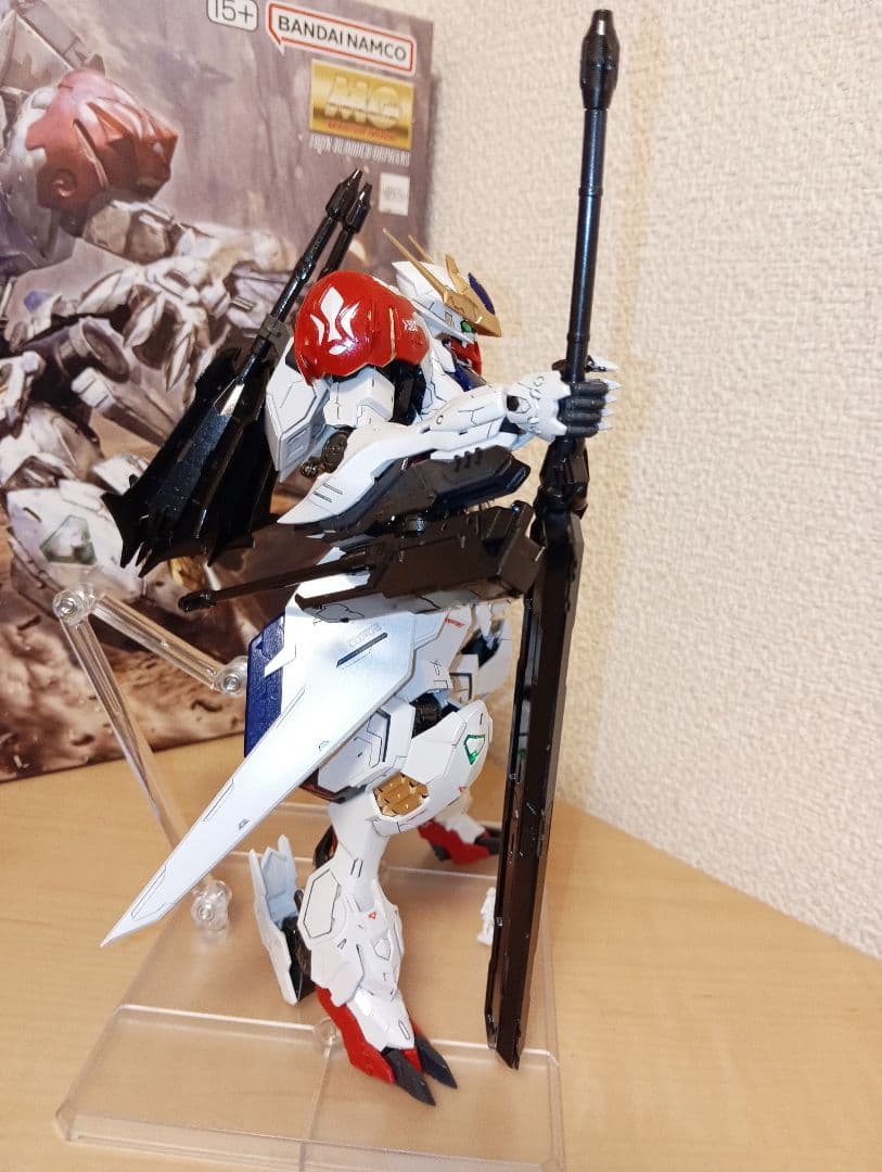 MGバルバトスルプス 全塗装完成品 アクションベース8付き - メルカリ