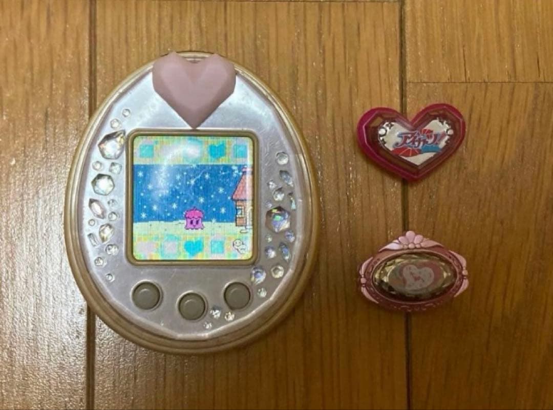 たまごっちピース ピンク アイカツ ベイビーチェンジ たまデコピアス