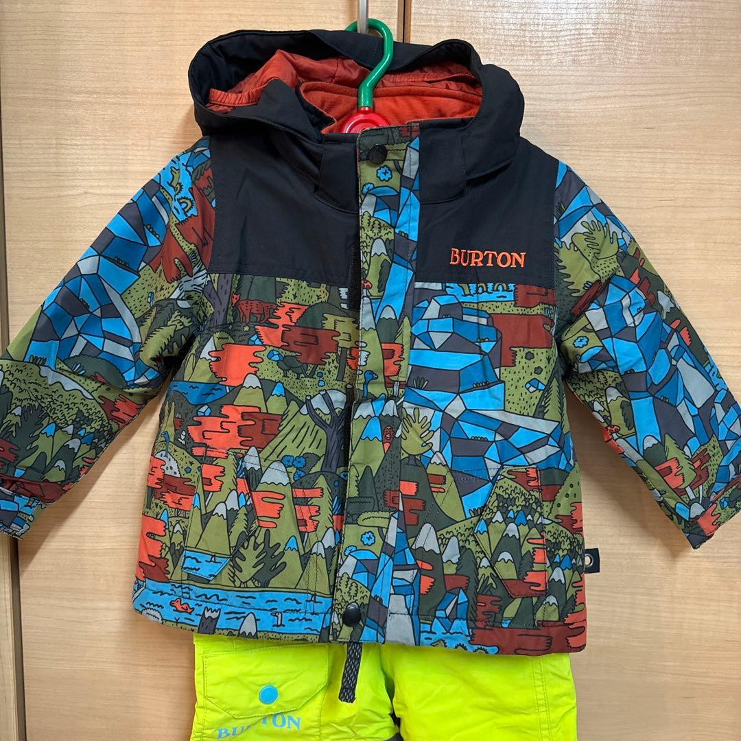 ☆極美品【バートン】上下セット スノーウェア キッズ 子供 2T 90cm
