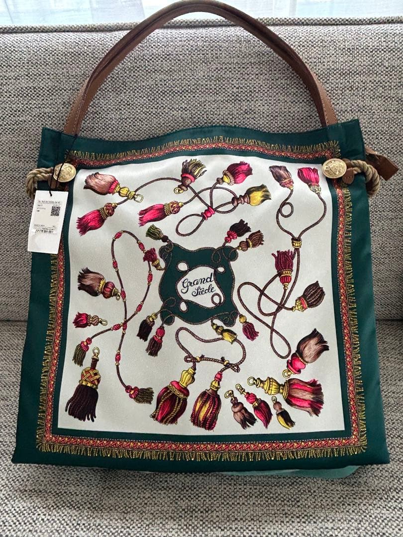 TREASURE TOPKAPI タッセルプリントトートバッグ メッシュ ダブルプリント A4 トートバッグ – TOPKAPI（トプカピ）