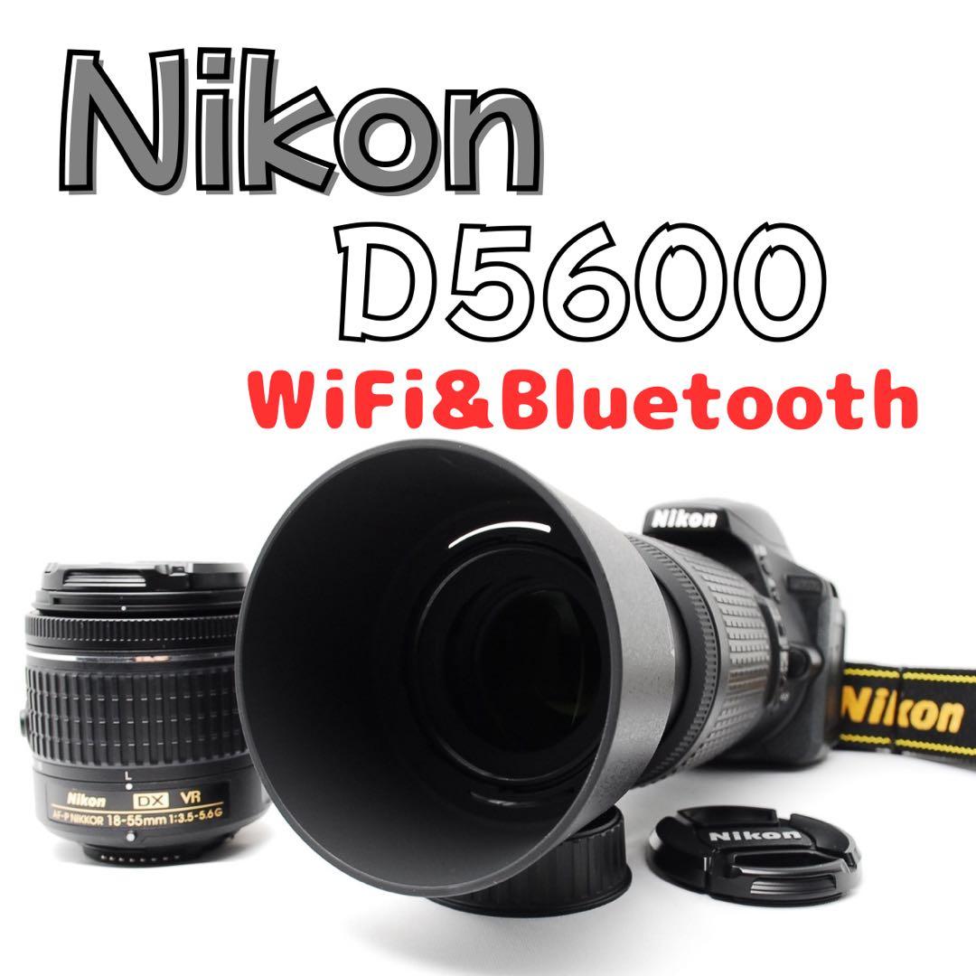 ショット数僅少】Nikon D5600☆WiFi搭載◎ダブルレンズ付