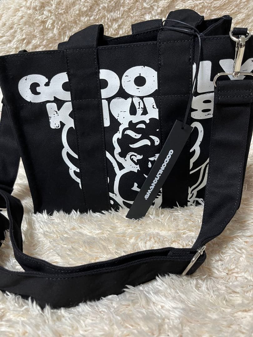 GOD ONLY KNOWS ANGEL LOGO TOTE BAG ブラック - メルカリ