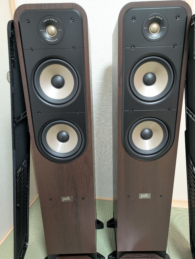 動作良好・比較的綺麗】 Polk ES55 ブラウン ペア 連番 - メルカリ