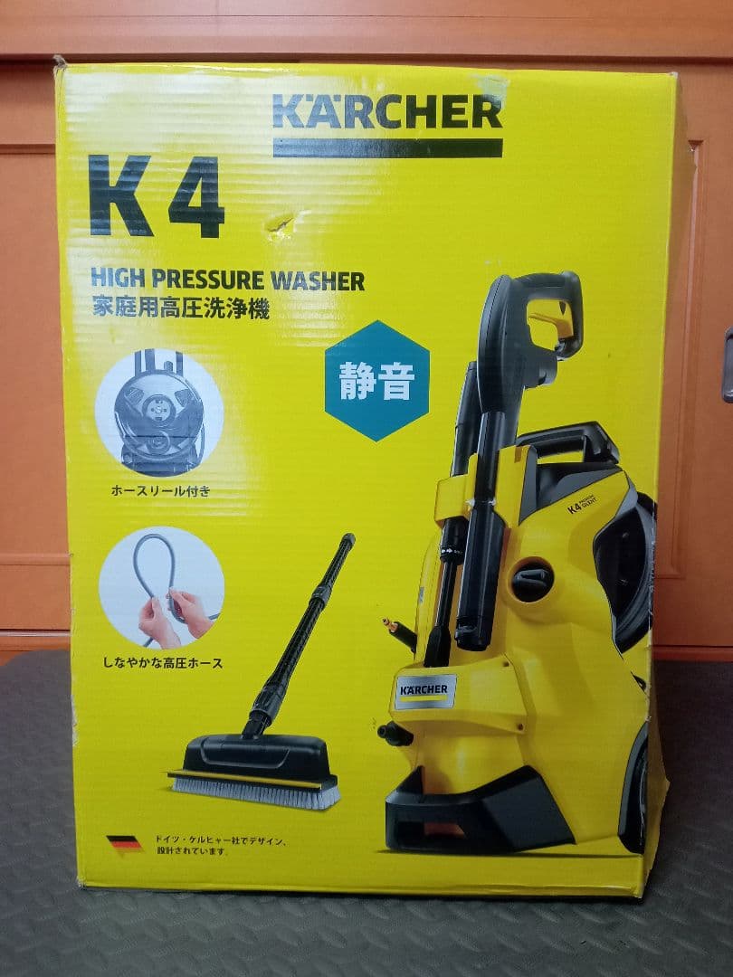 新品未使用高圧洗浄機K4プレミアムサイレント西日本60Hz　バブルフォーム付 Amazon.co.jp: ケルヒャー K4プレミアムサイレントホーム 水冷式