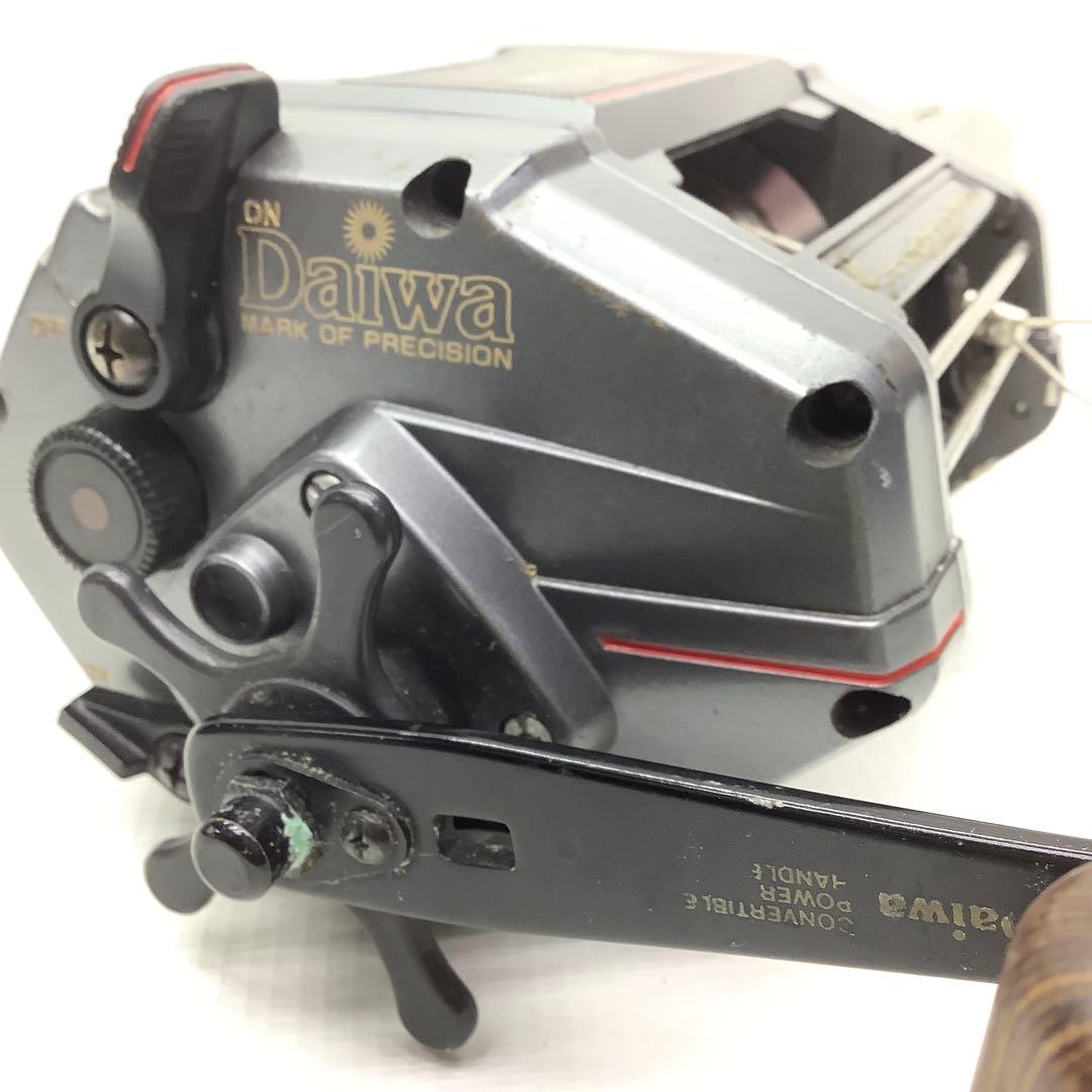 Daiwa 棚COM SSー80 電動リール 動作品 ワイヤー巻いてあります。 リール