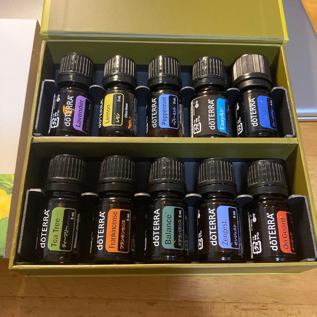 外のフィルムなし ドテラ　ファミリーエッセンシャルズキット 5mL×10 本