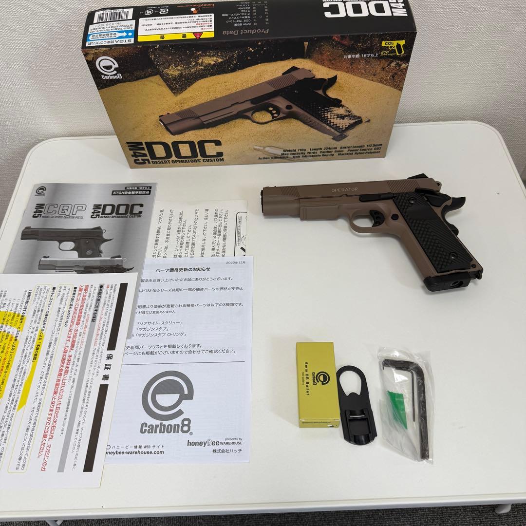 Carbon8 M45 DOC ガスガン Carbon8】M45 DOC CO2ブローバック 最新ロット – ROCK-et