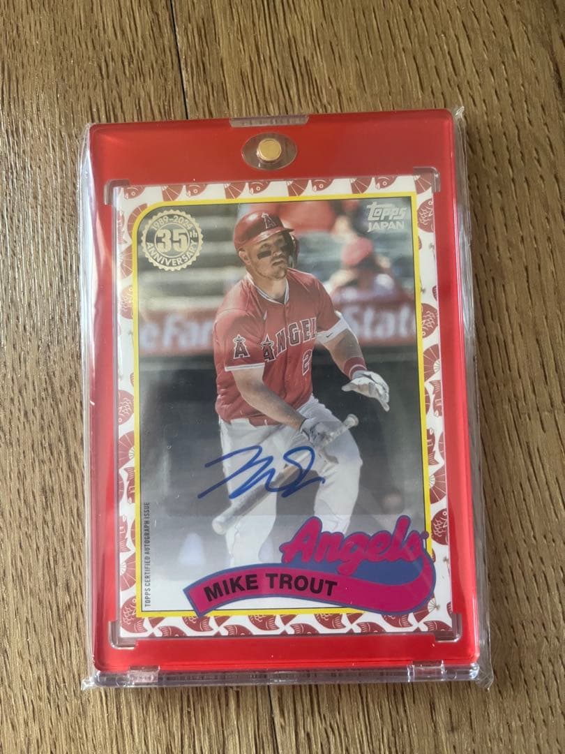 Topps マイクトラウト 直筆サイン 25シリ - メルカリ