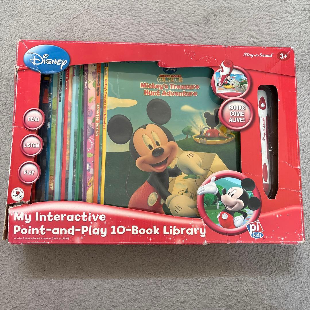 ディズニー英語タッチペンと絵本10冊 - メルカリ