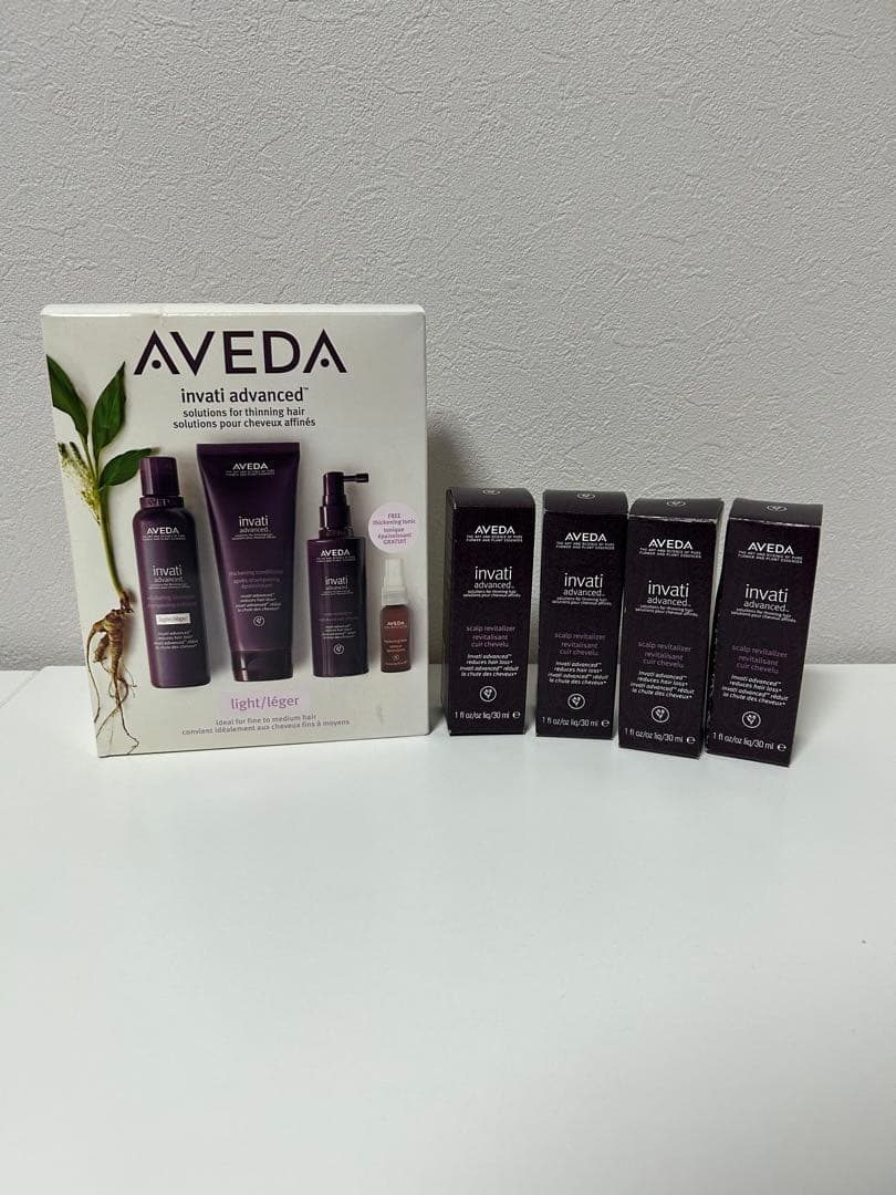 アヴェダ　インヴァティアドバンスシステムセット＋ヘアデンストニック×4 インヴァティ ウルトラ アドバンス ヘアデンス コンディショナー