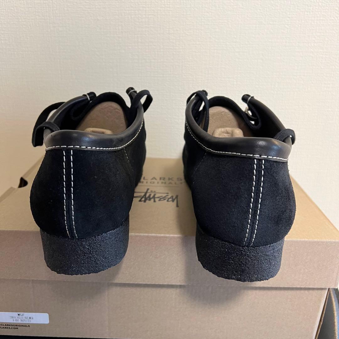 Stussy Clarks ワラビー トランプ 刺繍 ブラック ブーツ - メルカリ