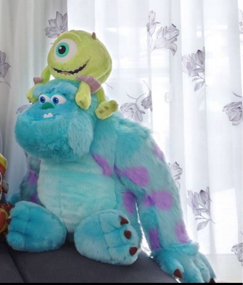 [すでに廃盤]モンスターズインク　マイク　サリー　ぬいぐるみ　ディズニーランド サリー、マイク・ワゾウスキ、リトル・マイキー！東京ディズニー