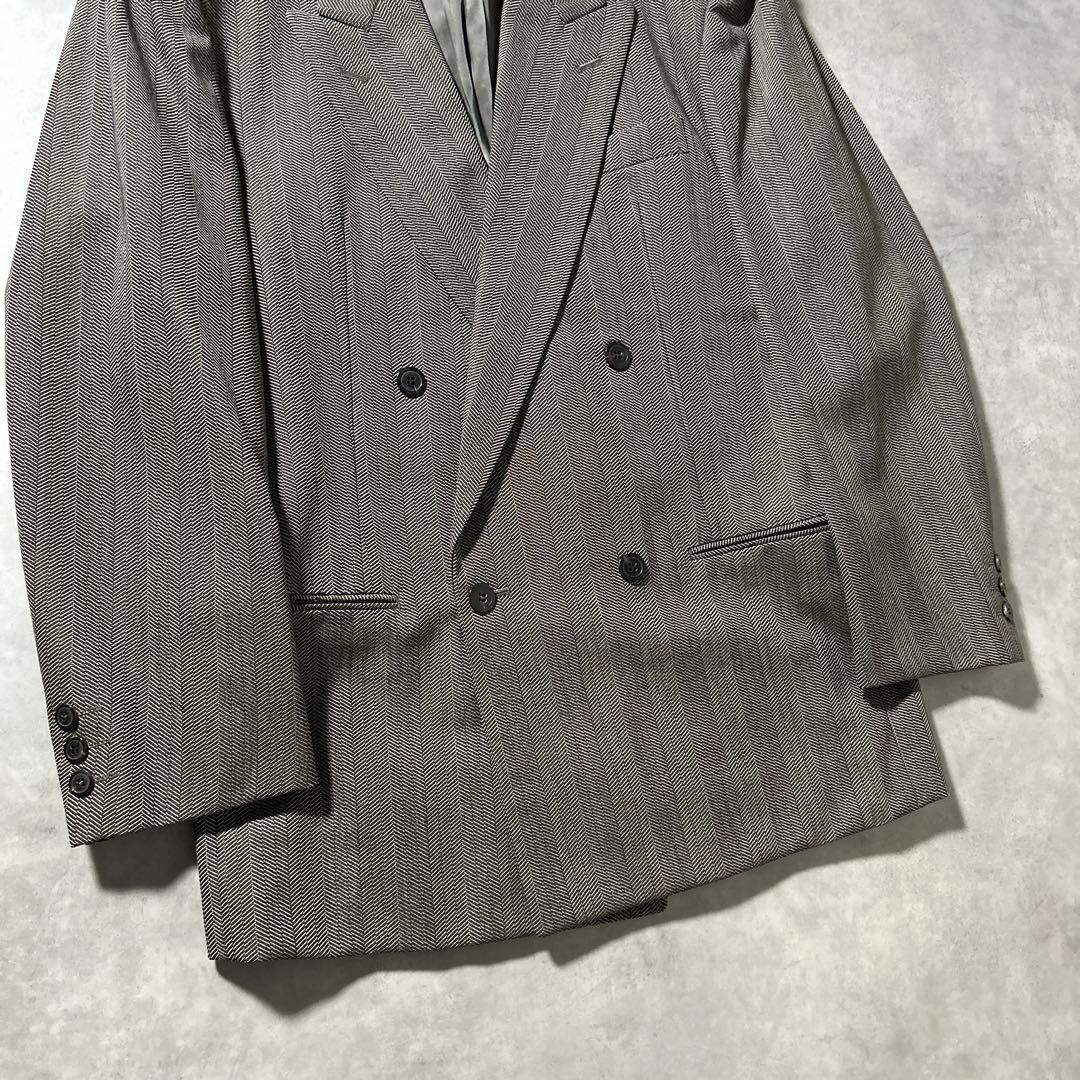 NA）ヴィンテージ ダブル セットアップ ピンバッジ×ARMANI ネクタイ