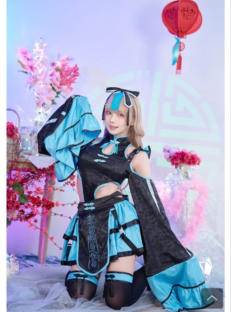 マリームーン ボリュームスリーブサイバーキョンシー ブルー