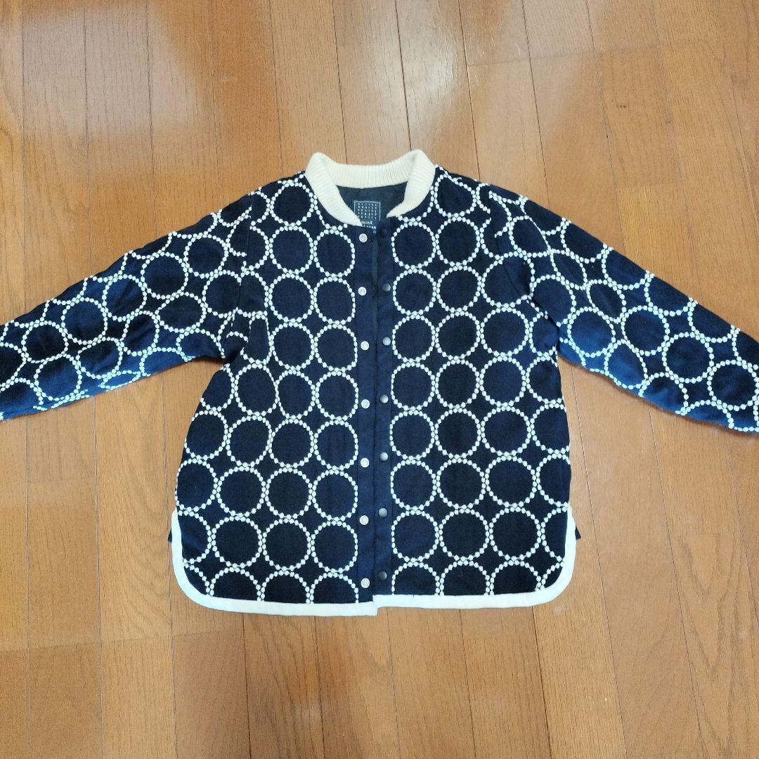 minä perhonen ネイビーtambourineアウター ○mina perhonen ミナペルホネン / tambourine コート（navy）（110