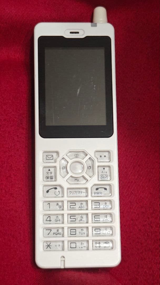 ☆中古品☆Fujitsu WX01J ホワイト PHS本体☆訳あり品☆ - メルカリ
