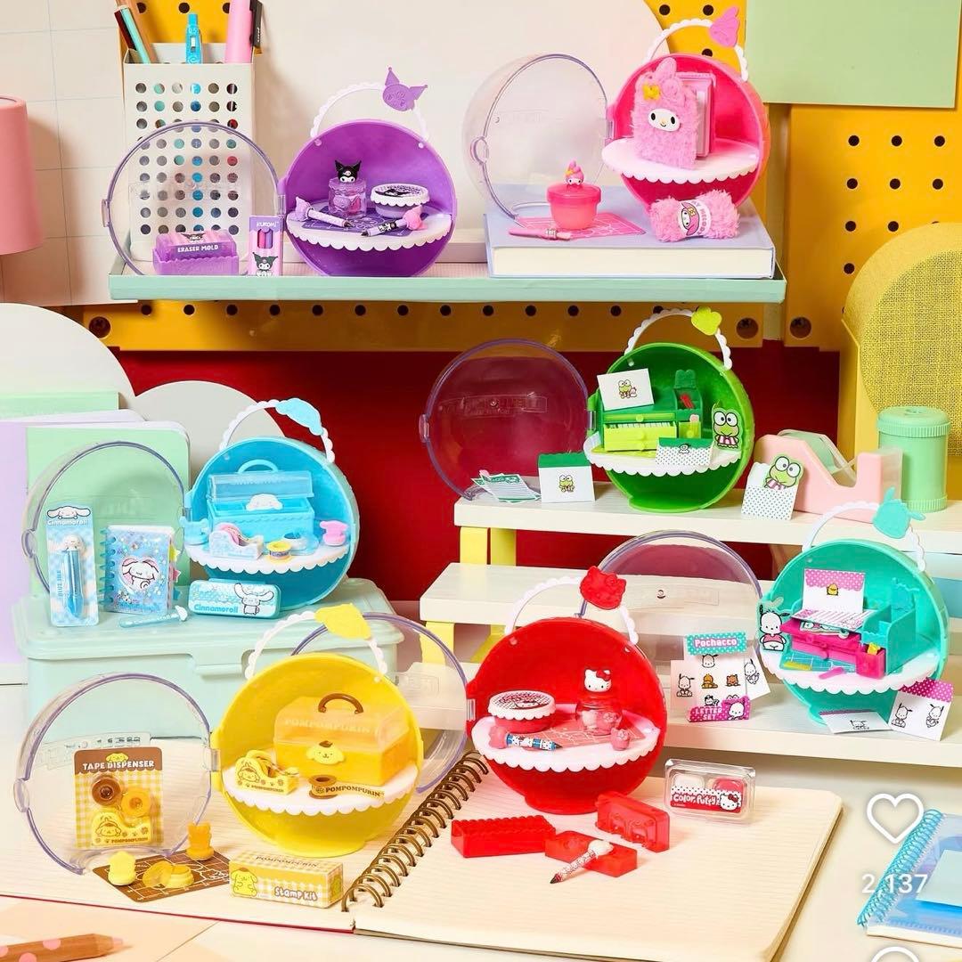 ミニバース ハローキティ＆フレンズ ミニチュア ステーショナリー 全
