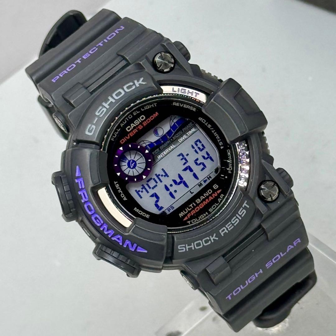 極美品G-SHOCK GWF-1000BP フロッグマン 電波ソーラー パープル - メルカリ