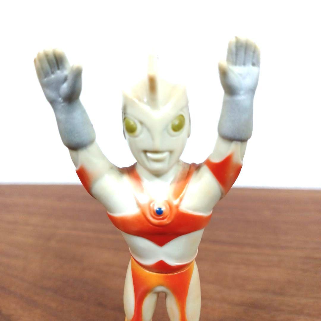 当時物ポピー製 ウルトラマン＆ウルトラマンA 希少ソフビペンダント頭