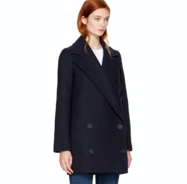 STELLA McCARTNEY ステラマッカートニーピーコートEDITH 38 - メルカリ