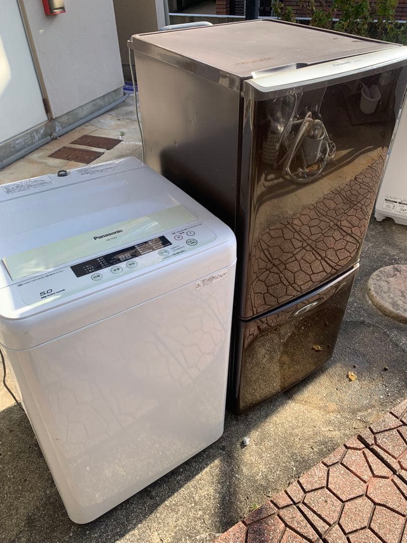 単身用家電セット　冷蔵庫　洗濯機　福岡市内限定配達無料 福岡市限定】一人暮らし向き家電セット♬①洗濯機②冷蔵庫 配送設置無料