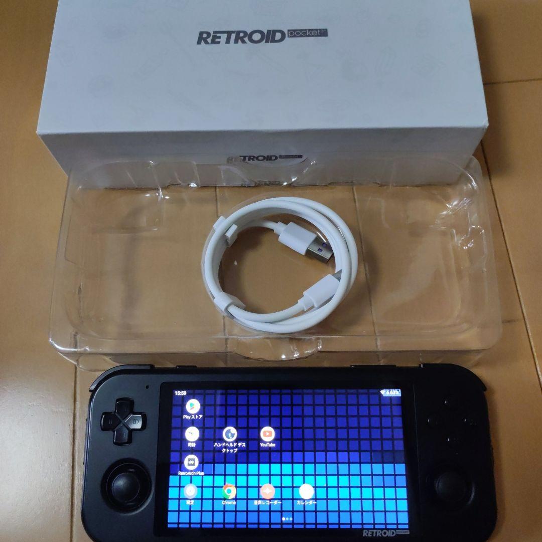 は*ん様 Retroid Pocket 3+ ブラック 本体と付属品 - メルカリ
