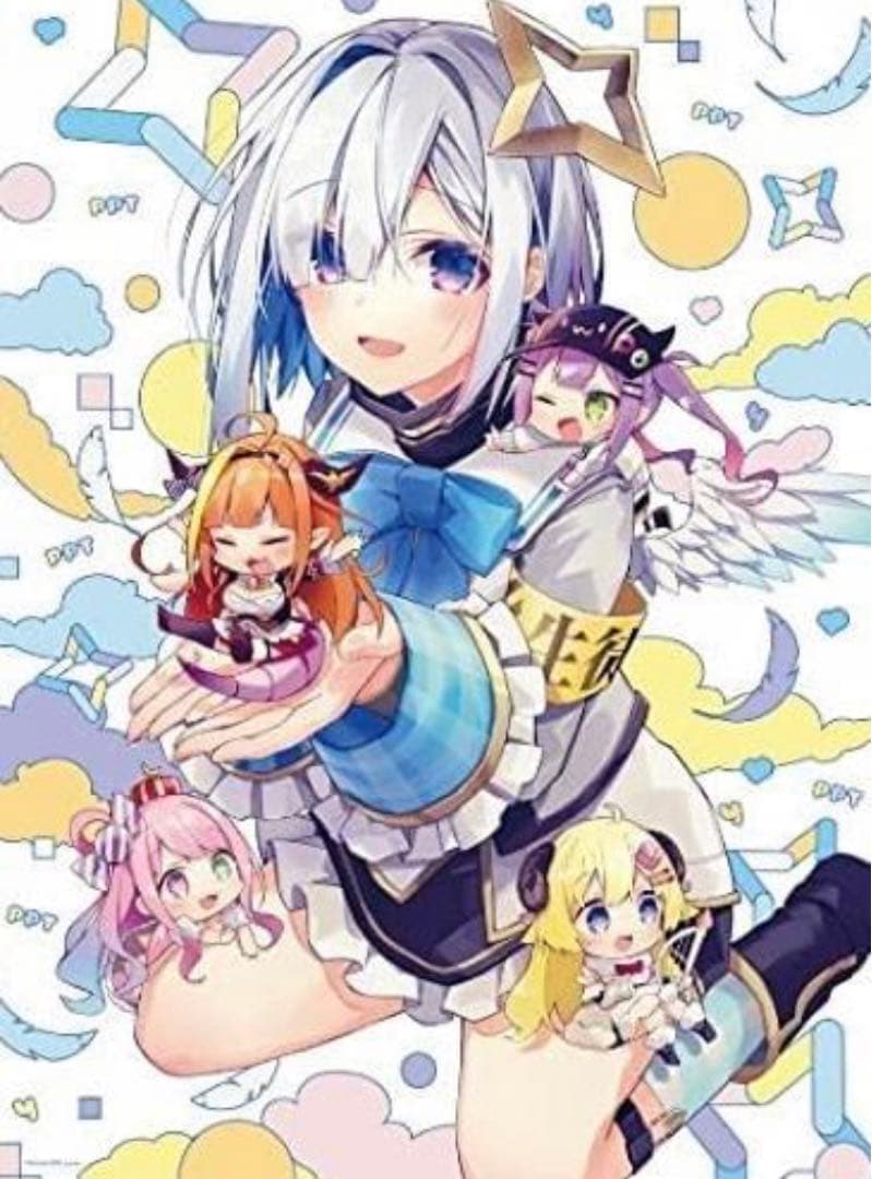 天音かなた ホロライブ4期生 集合 タペストリー おしおしお - メルカリ