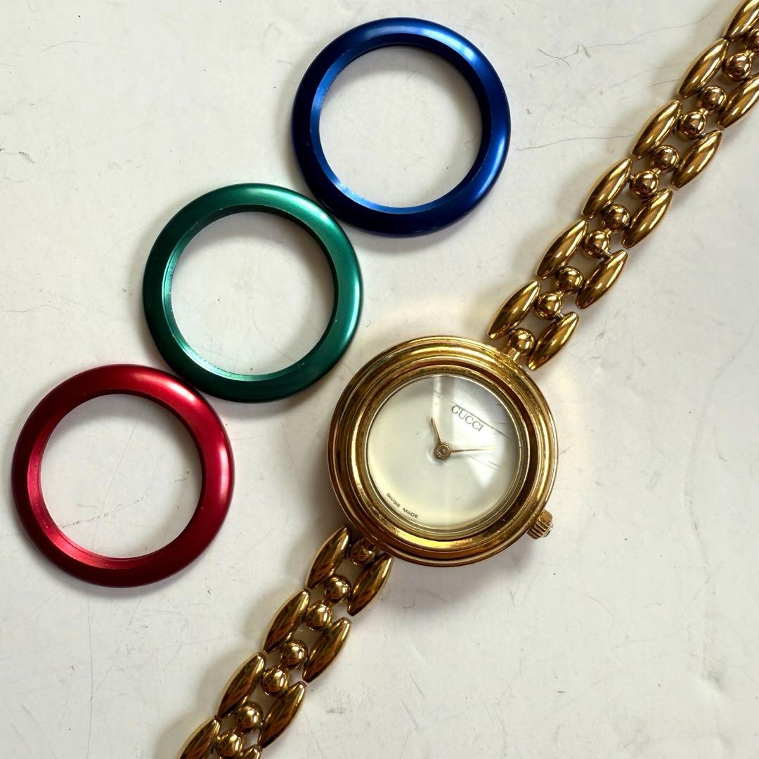 GUCCIグッチ チェンジベゼル腕時計 11/12.2 グッチ(GUCCI)グッチ チェンジベゼル 腕時計 時計 レディース 11/12.2