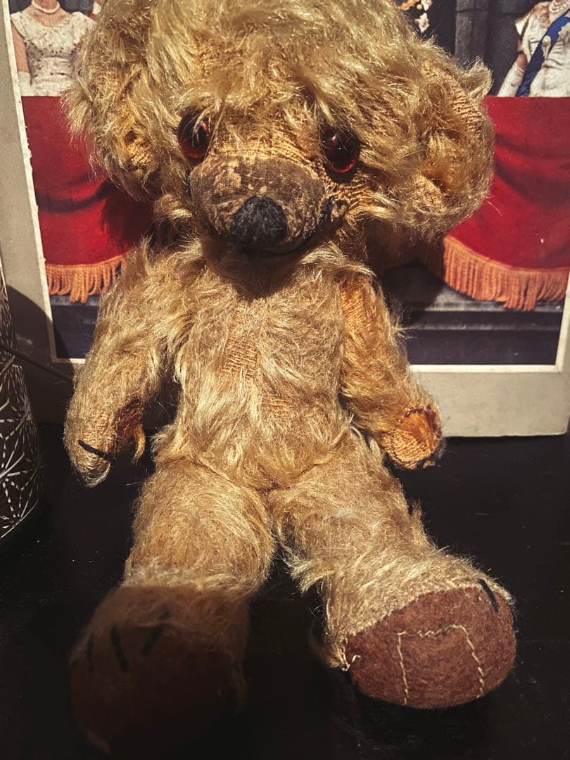 アンティーク チーキー とても可愛いやせっぽち メリーソート グラス