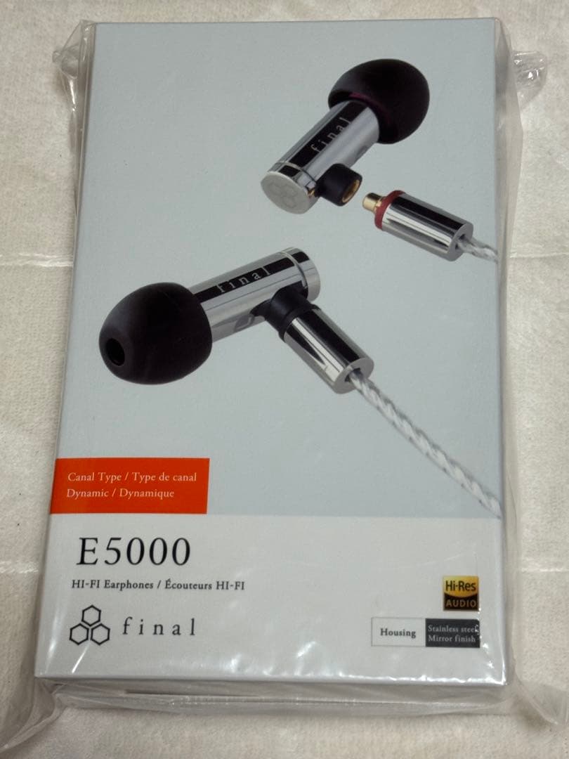 【新品・未開封】final E5000 有線イヤホン E5000｜final-イヤホン・ワイヤレスイヤホン・ヘッドホン｜final 公式