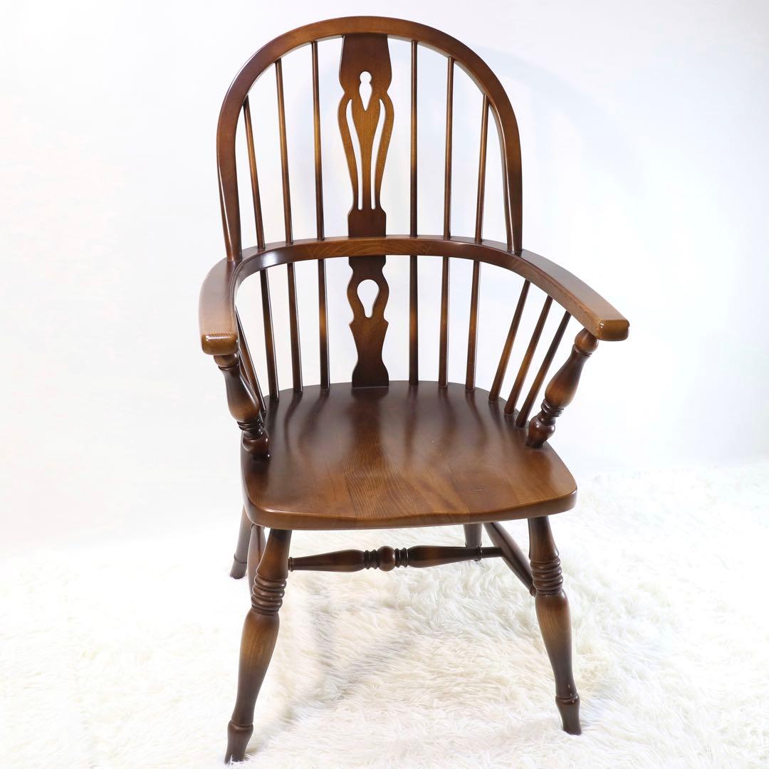 飛騨産業 ウィンザーアームチェア キツツキ フィドルバック ウィンザー