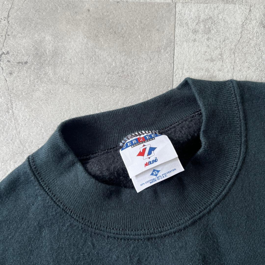 90s USA製 JERZEES ジャージーズ プレーン スウェット 無地 黒 - メルカリ