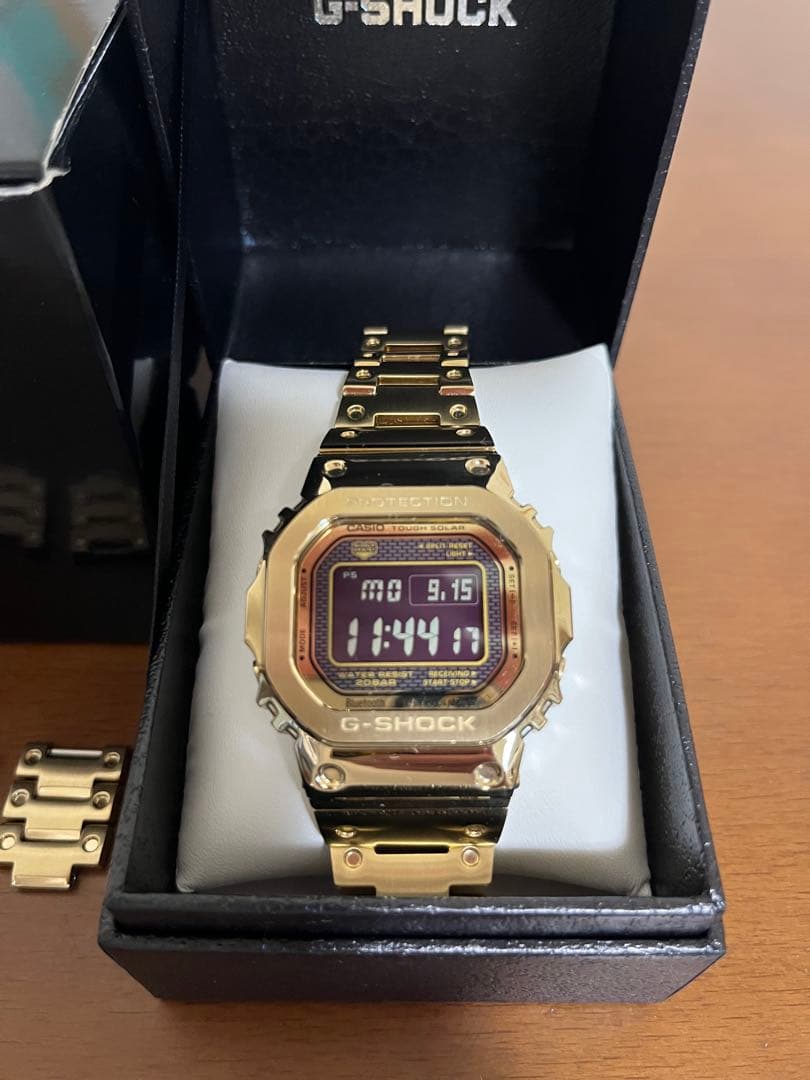 【⭐️値下げ⭐️美品】G-SHOCK GMW-B5000 ゴールド腕時計 G-SHOCK Gショック 時計 防水 FULL METAL GMW-B5000 SERIES デジタル