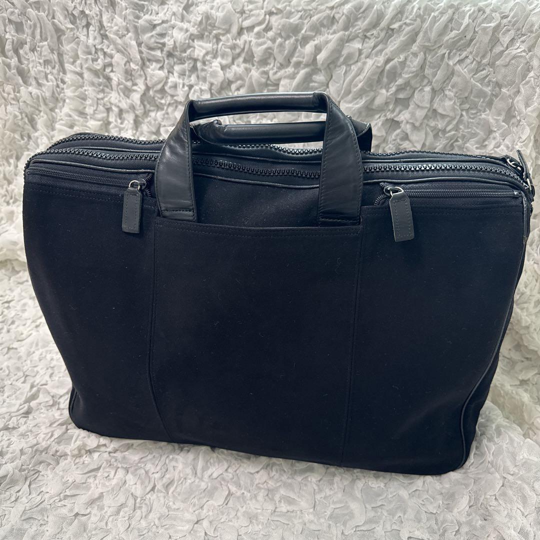 希少 トヨタ セルシオ 大きめビジネスバッグ ショルダーバッグ スエード